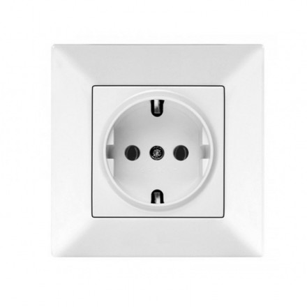 Microfon Profesional, Cu Cartela GSM (NanoSIM), Integrat in Priza Clasica 220V, de Perete - Activare Vocala [MDKR-GS12]